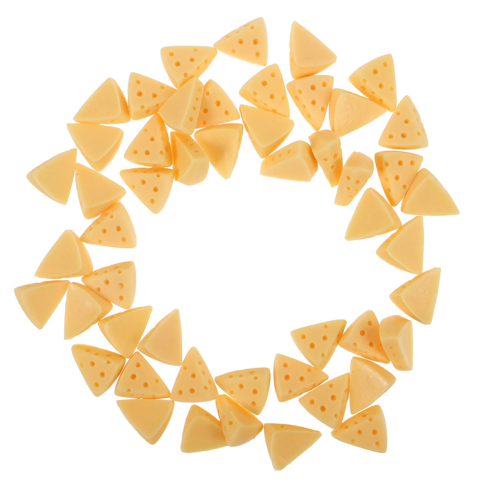 50pcs Simulated Cheesecake Accessories Resin Fake Dessert Decorations Crafts Lifelike Cheese Models Teaching Materials
50pcs Simulated Cheesecake Accessories Resin Fake Dessert Decorations Crafts Lifelike Cheese Models Teaching Materials