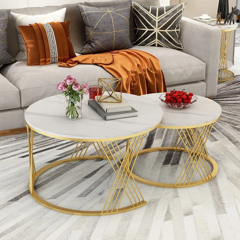 Modern Round Coffee Table for Living Room Dining Bedroom Kitchen Hotel Home Furniture Made of Metal and Marble for Villas
Modern Round Coffee Table for Living Room Dining Bedroom Kitchen Hotel Home Furniture Made of Metal and Marble for Villas