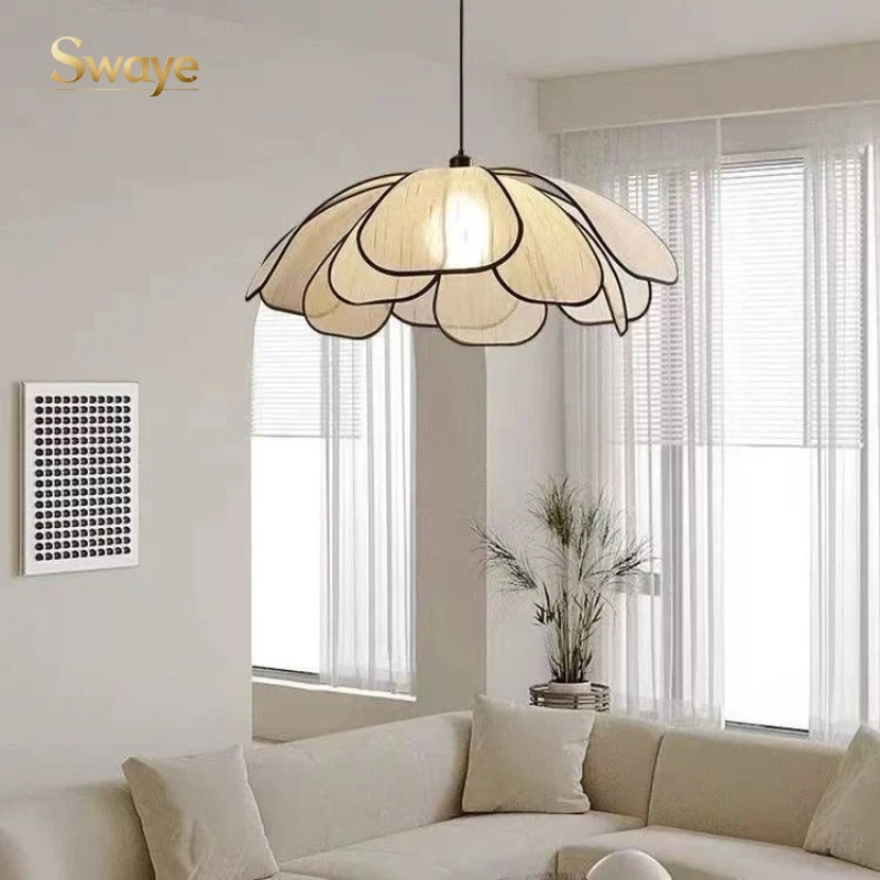 Wabi-sabi Vintage Stylish LED Pendant Light Fabric Suspension Lamp designer for Living Dining Room Bedroom Study Home Decoration
Wabi-sabi Vintage Stylish LED Pendant Light Fabric Suspension Lamp designer for Living Dining Room Bedroom Study Home Decoration