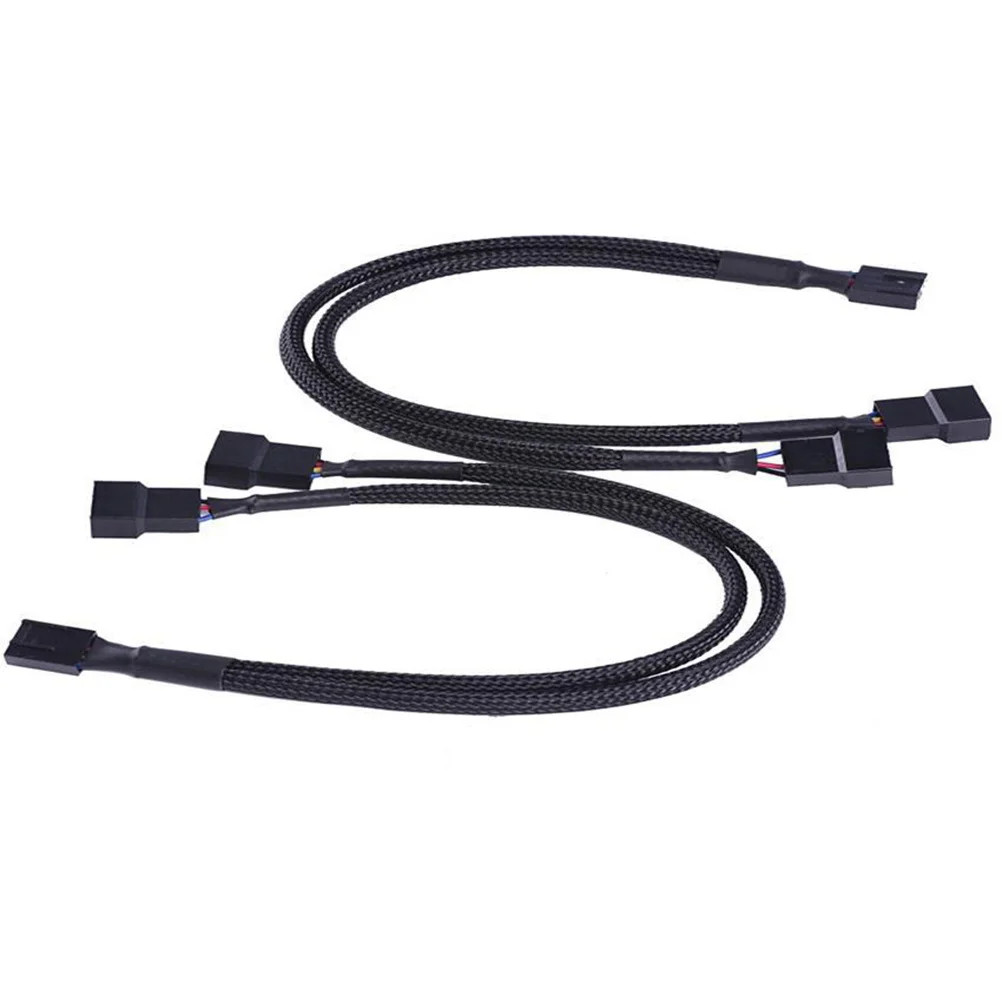 4Pcs CPU Pwm Splitter Cable 4 Pin Female to 3 Pin Male Computer Fan Adapter Cable Sleeved Black for Case Fan Power
4Pcs CPU Pwm Splitter Cable 4 Pin Female to 3 Pin Male Computer Fan Adapter Cable Sleeved Black for Case Fan Power