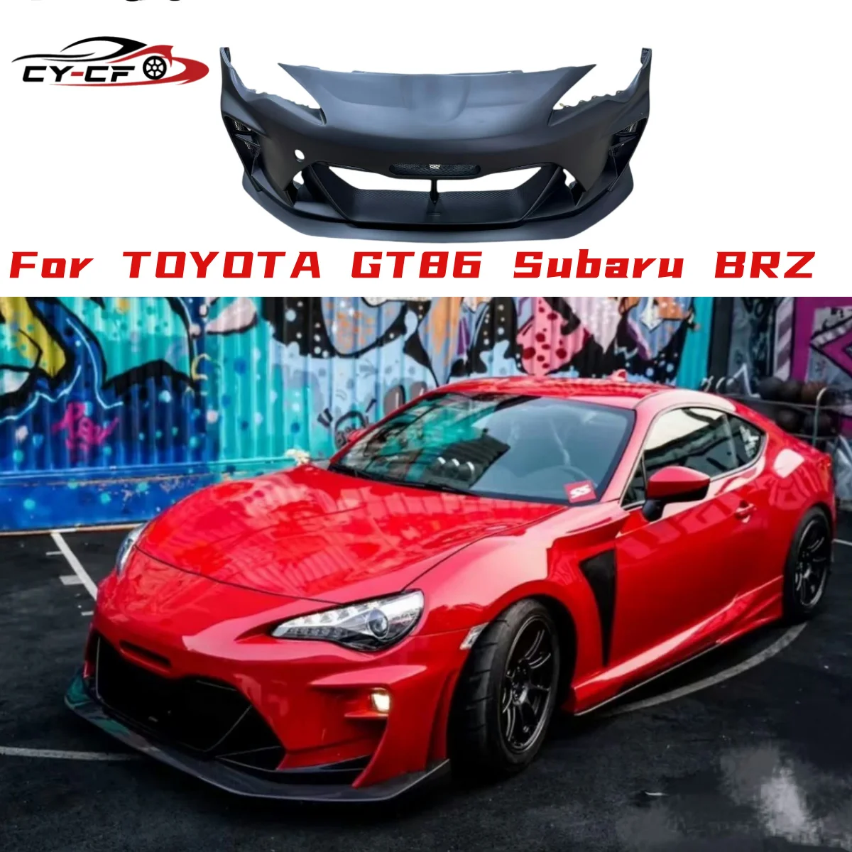For 2012-2018 GT86 FT86 ZN6 FR-S BRZ ZC6 Car Accessories Fiber Glass VS KU ARS-II Style Front Bumper Fit Front Bumper
For 2012-2018 GT86 FT86 ZN6 FR-S BRZ ZC6 Car Accessories Fiber Glass VS KU ARS-II Style Front Bumper Fit Front Bumper