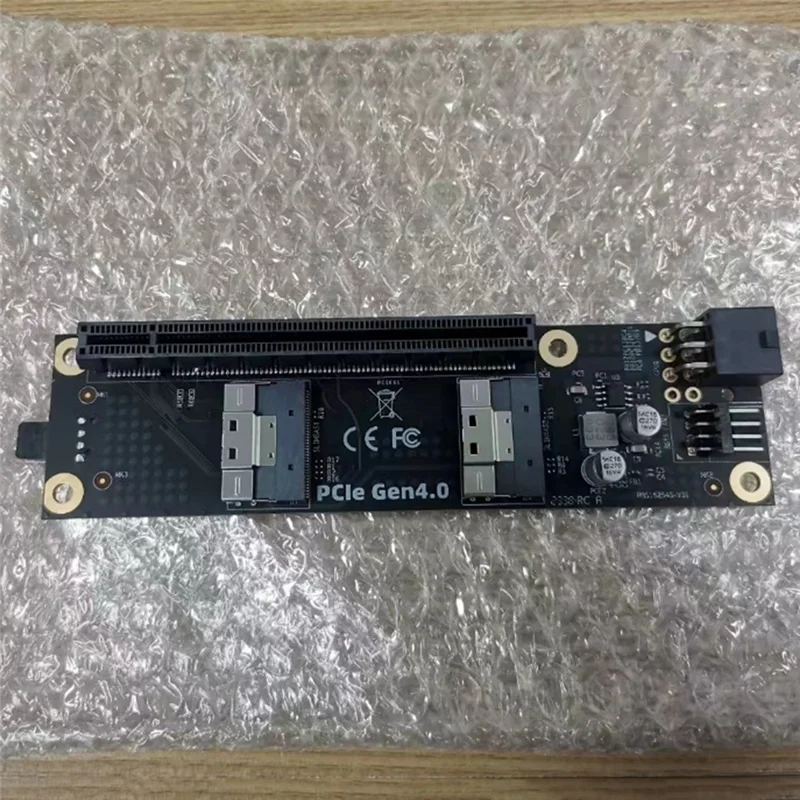 Плата преобразования Pcle4.0 SFF-8654 Преобразователь Pcie4.0 в SFF-8654 Карта адаптера SFF-8654 в Pcie 4.0 X16
Плата преобразования Pcle4.0 SFF-8654 Преобразователь Pcie4.0 в SFF-8654 Карта адаптера SFF-8654 в Pcie 4.0 X16