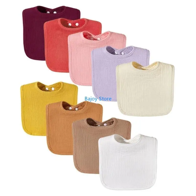 63HE Burp Cloths Baby Bibs Drooling Apron 6-Layers Cotton Drooling Apron for Toddlers
63HE Burp Cloths Baby Bibs Drooling Apron 6-Layers Cotton Drooling Apron for Toddlers