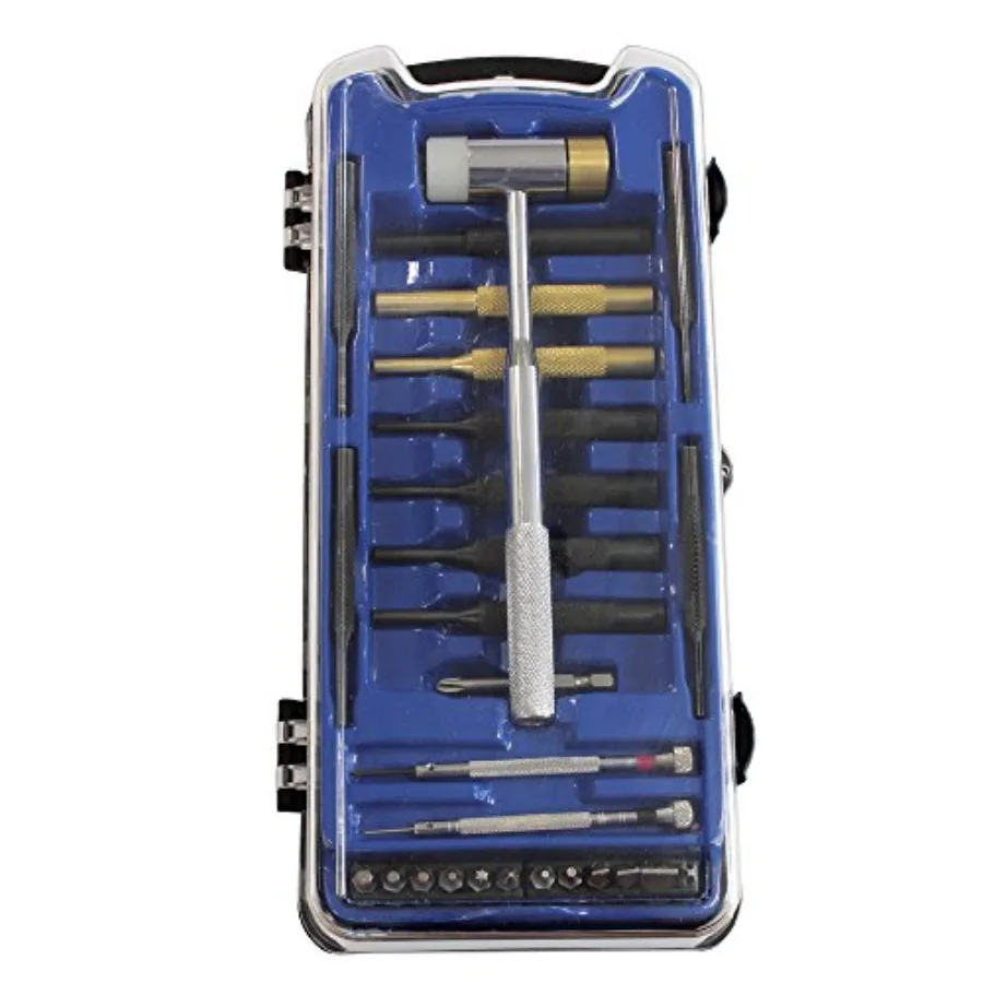 Weekender Professional Gunsmith Kit Durable Versatile Gunsmithing Multi-Piece 27 Tool Set Punches Bits Drivers and Case Include
Weekender Professional Gunsmith Kit Durable Versatile Gunsmithing Multi-Piece 27 Tool Set Punches Bits Drivers and Case Include