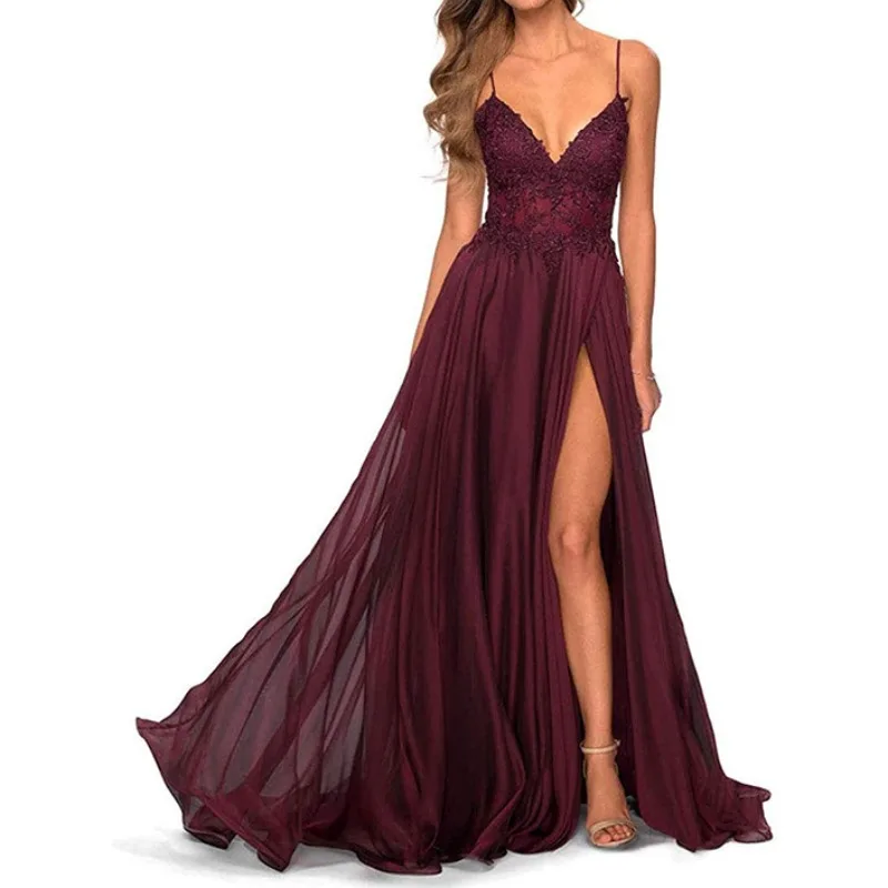 Sexy Spaghetti Straps Chiffon Evening Long Dress Sweet Hook Flower Summer Homecoming Dresses Solid Popular Vestidos Mujer
Sexy Spaghetti Straps Chiffon Evening Long Dress Sweet Hook Flower Summer Homecoming Dresses Solid Popular Vestidos Mujer