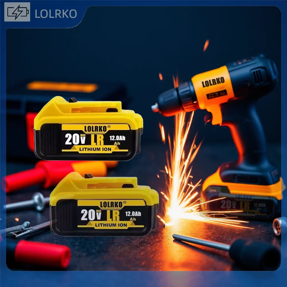 New 100% Original 12000mAh 20V for Dewalt Power Tool Battery DCB206 20V 12.0Ah Battery DCB206 20V Battery DCB205 DCB204-2
New 100% Original 12000mAh 20V for Dewalt Power Tool Battery DCB206 20V 12.0Ah Battery DCB206 20V Battery DCB205 DCB204-2