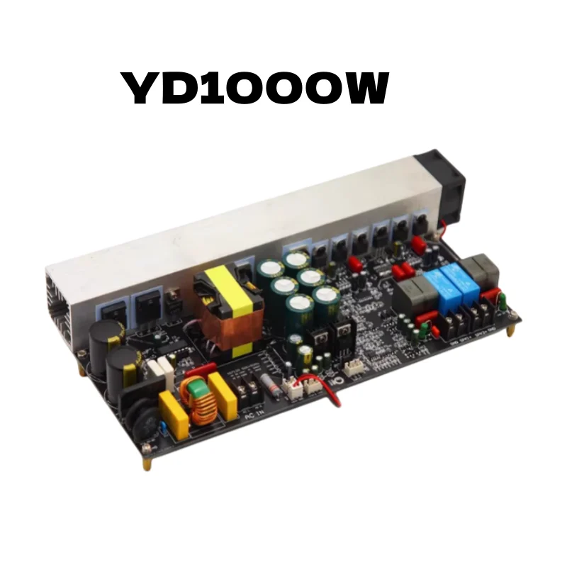 YD1000W Плата цифрового усилителя высокой мощности класса D, двухканальный, 500 Вт + 500 Вт, мост 1000 Вт с импульсным источником питания
YD1000W Плата цифрового усилителя высокой мощности класса D, двухканальный, 500 Вт + 500 Вт, мост 1000 Вт с импульсным источником питания