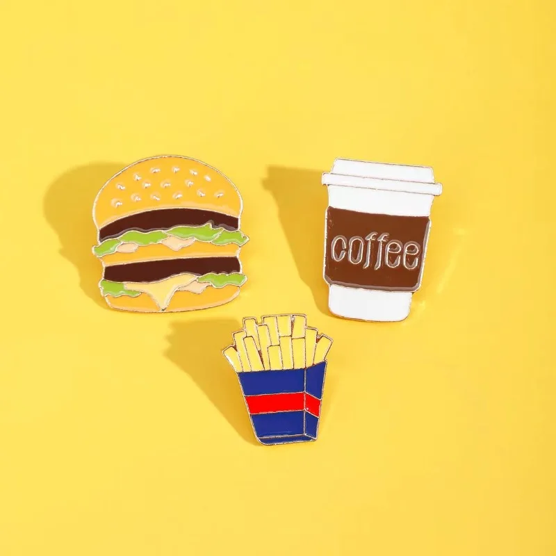 Cute Coffee Cup Brooch Ice Cream French Fries Alloy Badge Personality Badge Q Figural Cute Toys Broochs Birthday Christmas Gifts
Cute Coffee Cup Brooch Ice Cream French Fries Alloy Badge Personality Badge Q Figural Cute Toys Broochs Birthday Christmas Gifts
