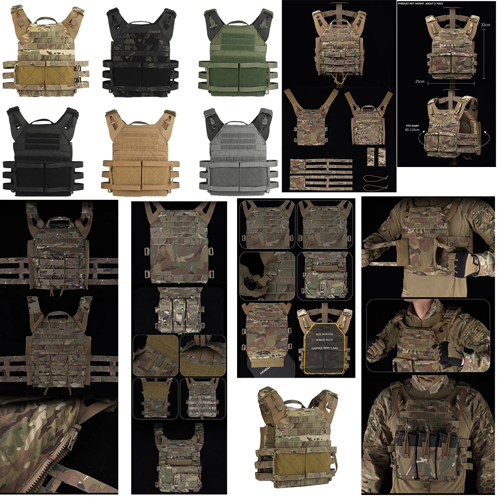 NEW High-quality Hunting Quick Release Tactical JPC 2 Vest Jumper Plate Carrier JPC 2.0 Molle Hunting Vests Plate Carrier
NEW High-quality Hunting Quick Release Tactical JPC 2 Vest Jumper Plate Carrier JPC 2.0 Molle Hunting Vests Plate Carrier