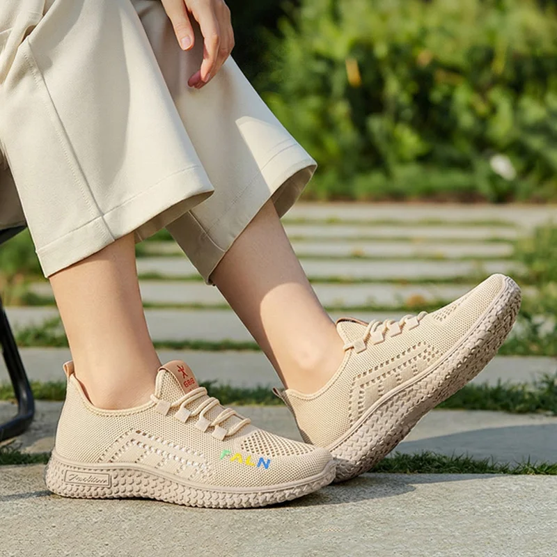 Colorful Letter Embroidery Breathable Mesh Sports Shoes Women Summer 2026 Soft Sole Non Slip Sneakers Woman's Comfort Sneakers
Colorful Letter Embroidery Breathable Mesh Sports Shoes Women Summer 2026 Soft Sole Non Slip Sneakers Woman's Comfort Sneakers