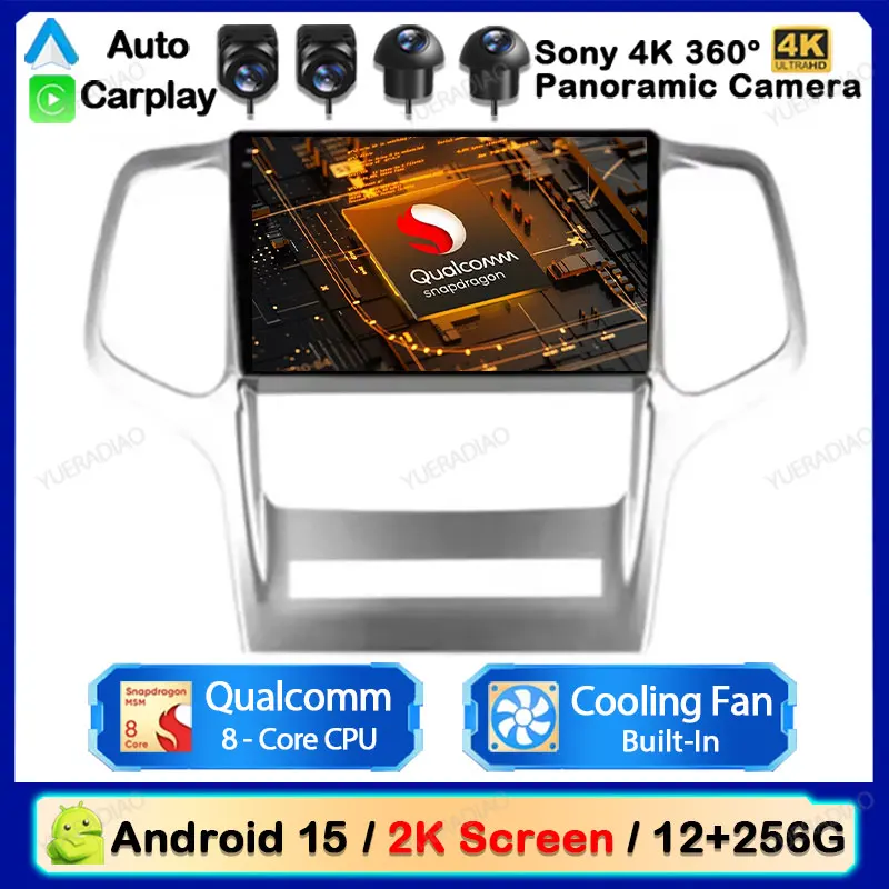 Android 15 Car Radio For Jeep Grand Cherokee 2008 2009 2010 2011 2012 2013 Carplay Auto Multimedia Video Player 4G WIFI GPS NAVI
Android 15 Car Radio For Jeep Grand Cherokee 2008 2009 2010 2011 2012 2013 Carplay Auto Multimedia Video Player 4G WIFI GPS NAVI