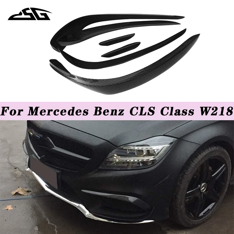 For Mercedes Benz CLS Class W218 CLS300 Carbon Fiber Front Bumper Side Air Vent Canard Splitter Fins Winglet Flaps Apron
For Mercedes Benz CLS Class W218 CLS300 Carbon Fiber Front Bumper Side Air Vent Canard Splitter Fins Winglet Flaps Apron