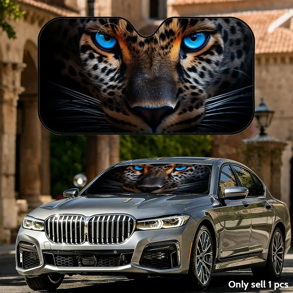 Leopard Gaze Design Sun Visor Foldable Universal Car Windshield Sun Shade UV Protection Heat Insulation Foldable Cover
Leopard Gaze Design Sun Visor Foldable Universal Car Windshield Sun Shade UV Protection Heat Insulation Foldable Cover