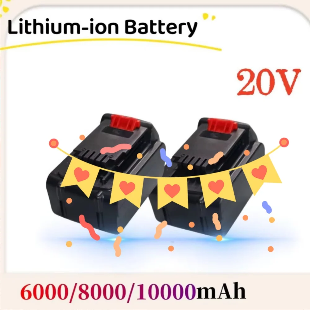 100% New For Black&Decker LB20 LBX20 LBXR20 18V 20V 8000mAh Li-ion Rechargeable Battery High Capacity Power Tool Replacement
100% New For Black&Decker LB20 LBX20 LBXR20 18V 20V 8000mAh Li-ion Rechargeable Battery High Capacity Power Tool Replacement