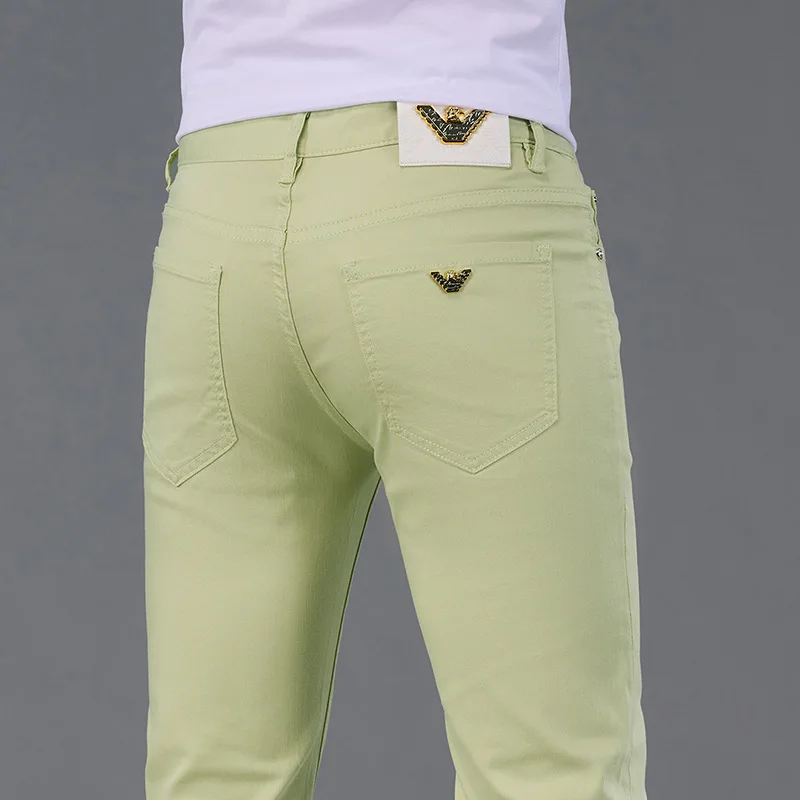 Мужские джинсы травяно-зеленого цвета, новинка 2025, летние тонкие стильные элитные модные простые универсальные однотонные повседневные брюки
Мужские джинсы травяно-зеленого цвета, новинка 2025, летние тонкие стильные элитные модные простые универсальные однотонные повседневные брюки