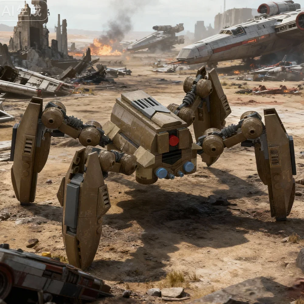 MOC Bubble Crab Droid Bricks Model Space War High Tech Bubble Crab Droid Building Blocks Assembly Toys Kids DIY Birthday Gifts
MOC Bubble Crab Droid Bricks Model Space War High Tech Bubble Crab Droid Building Blocks Assembly Toys Kids DIY Birthday Gifts