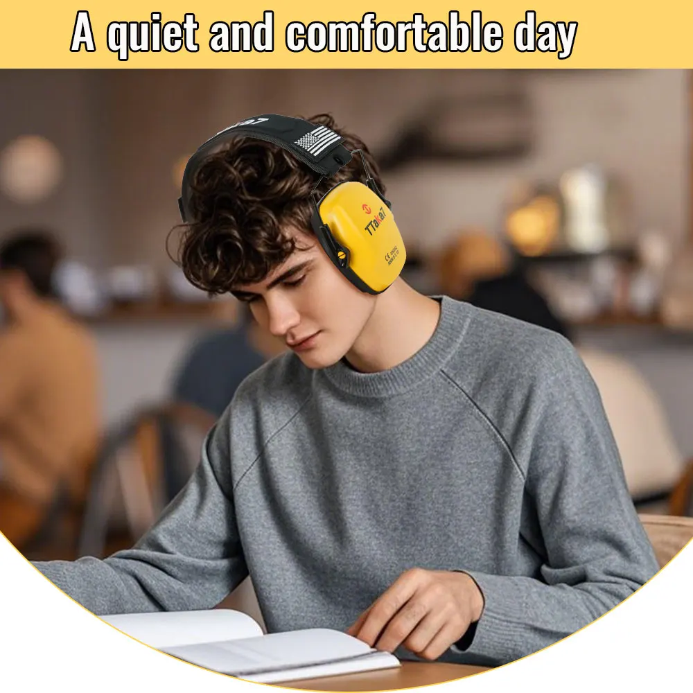 1PCS Ear Protector Earmuffs for Shooting Noise Reduction Hearing Protection Soundproof Protector Shooting Earmuffs
1PCS Ear Protector Earmuffs for Shooting Noise Reduction Hearing Protection Soundproof Protector Shooting Earmuffs