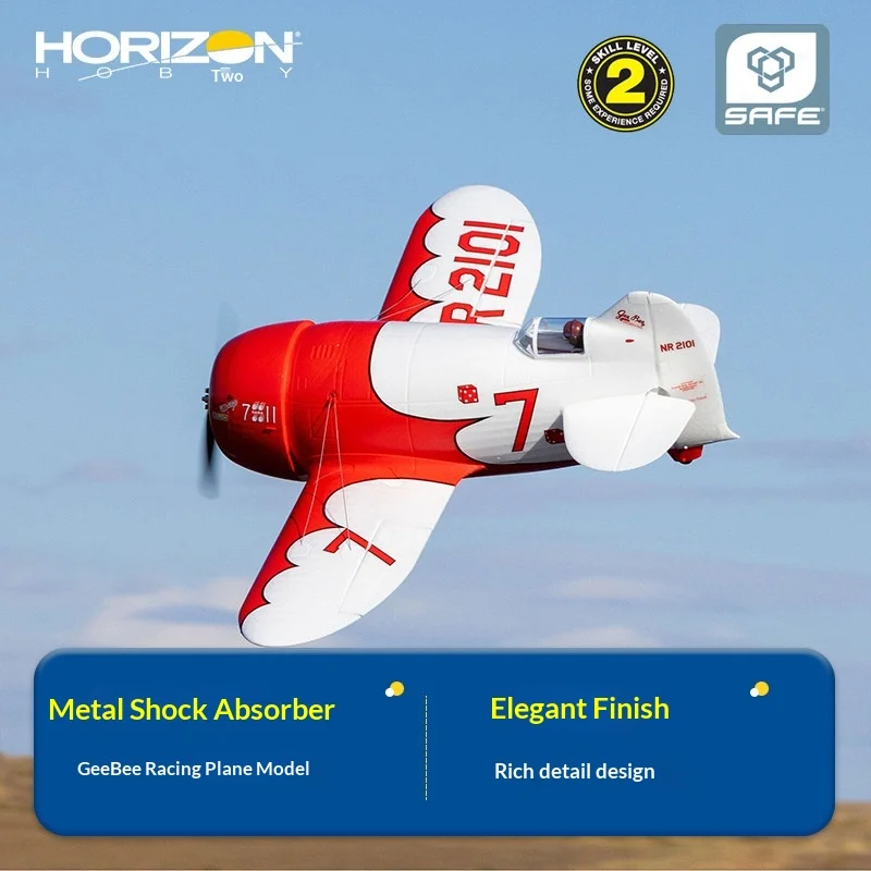 Модель Horizon Gee Bee R-2 Модель самолета 1,0 м выглядит так настоящий самолет с неподвижным крылом
Модель Horizon Gee Bee R-2 Модель самолета 1,0 м выглядит так настоящий самолет с неподвижным крылом