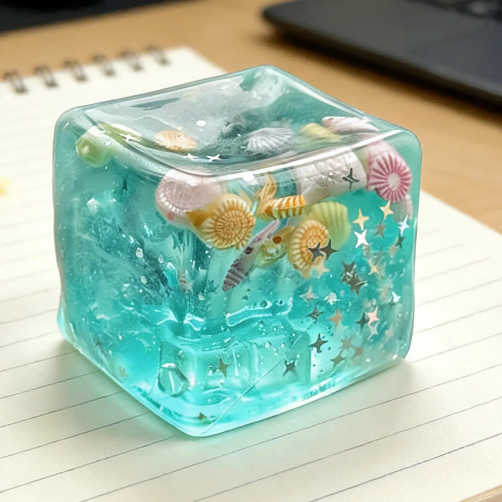 CX Ice Cubes Balls with Ocean Shells Inside Soft Squeeze Sensory Toy Slow Rise for Kids Adults Workplace Study Travel Parties
CX Ice Cubes Balls with Ocean Shells Inside Soft Squeeze Sensory Toy Slow Rise for Kids Adults Workplace Study Travel Parties