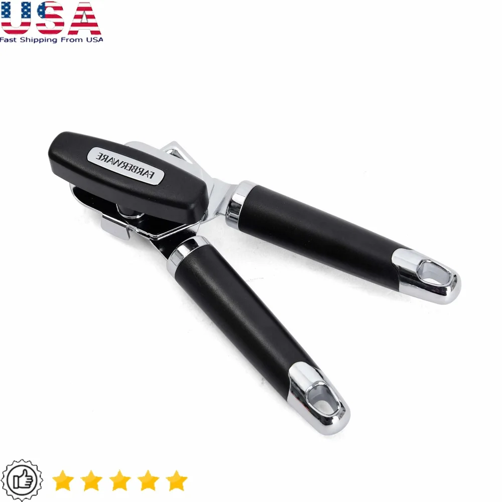 Professional Stainless Steel Can Opener with Built-in Bottle Opener Soft Ergonomic Handle Magnetic Can Lifter Kitchen Tool
Professional Stainless Steel Can Opener with Built-in Bottle Opener Soft Ergonomic Handle Magnetic Can Lifter Kitchen Tool