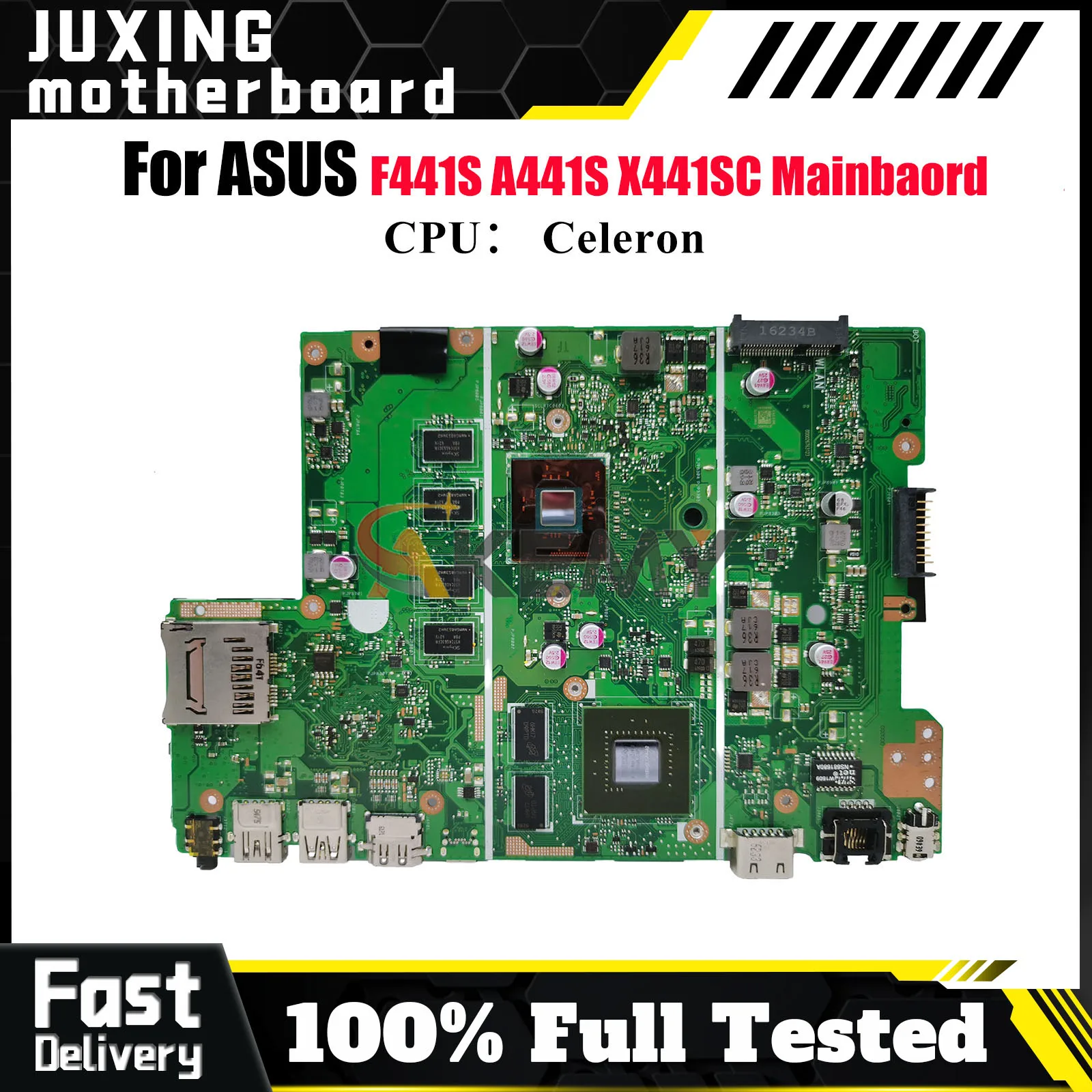 X441SC Laptop Motherboard For ASUS VivoBook X441S A441S X441SC F441S Notebook Mainboard With Celeron CPU 100% tests OK fast ship
X441SC Laptop Motherboard For ASUS VivoBook X441S A441S X441SC F441S Notebook Mainboard With Celeron CPU 100% tests OK fast ship