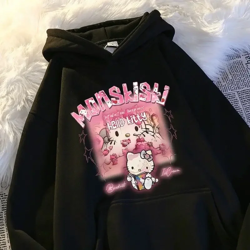 Sanrio Hello Kitty Hoodie Kawaii Anime Print Long Sleeve T-Shirt Girl Heart Sweet Cute Cartoon Top Children Clothes Gift for Kid
Sanrio Hello Kitty Hoodie Kawaii Anime Print Long Sleeve T-Shirt Girl Heart Sweet Cute Cartoon Top Children Clothes Gift for Kid