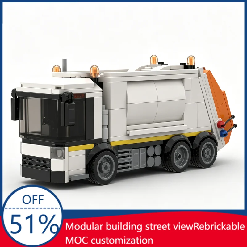 274Pcs City Recycling Truck Custom Building Blocks Urban Sanitation Vehicle Educational Assembly Toy Collectors Festival Gifts
274Pcs City Recycling Truck Custom Building Blocks Urban Sanitation Vehicle Educational Assembly Toy Collectors Festival Gifts