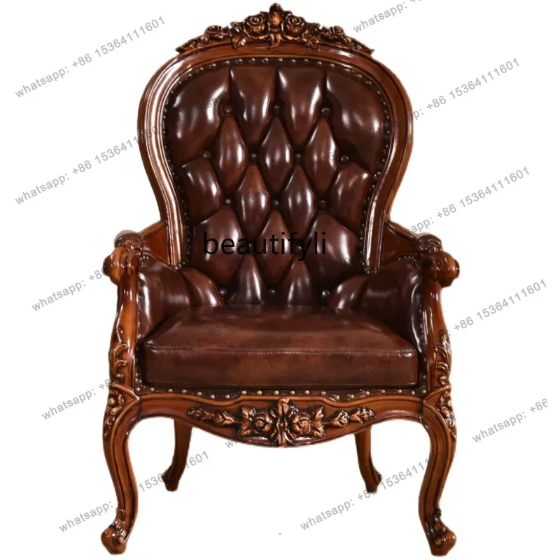 XX39American leather sofa chair coffee table single leisure living room meeting European balcony combination
XX39American leather sofa chair coffee table single leisure living room meeting European balcony combination