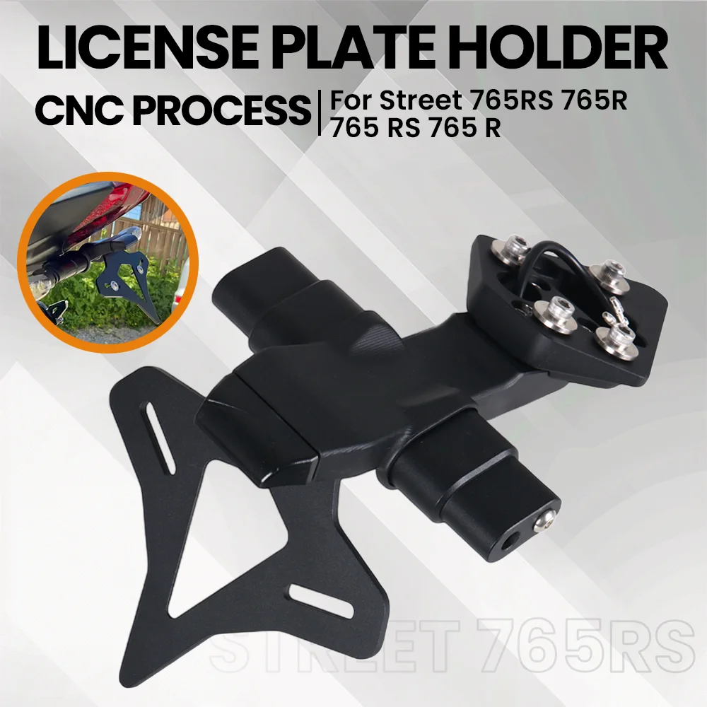 Motorcycle License Plate Holder For Street Triple 765RS 765R Tail Eliminator Modified Steel License Plate Accessories
Motorcycle License Plate Holder For Street Triple 765RS 765R Tail Eliminator Modified Steel License Plate Accessories