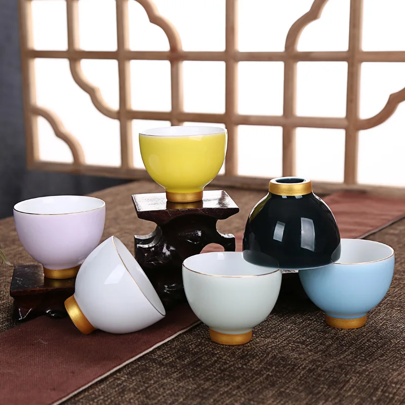 6Pcs/Set Chinese Tea Cup Ceramic Teacup Set Teapot Kung Fu Accessories Mug Coffee Hand Gift 6 Colors Water 50ML
6Pcs/Set Chinese Tea Cup Ceramic Teacup Set Teapot Kung Fu Accessories Mug Coffee Hand Gift 6 Colors Water 50ML