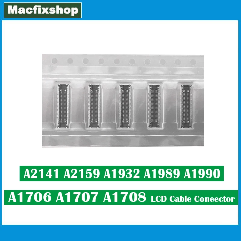 New LCD LED LVDS Connector For MacBook Air Pro A2141 A2159 A1932 A1989 A1990 A1706 A1707 A1708 LCD Screen Connector Port
New LCD LED LVDS Connector For MacBook Air Pro A2141 A2159 A1932 A1989 A1990 A1706 A1707 A1708 LCD Screen Connector Port