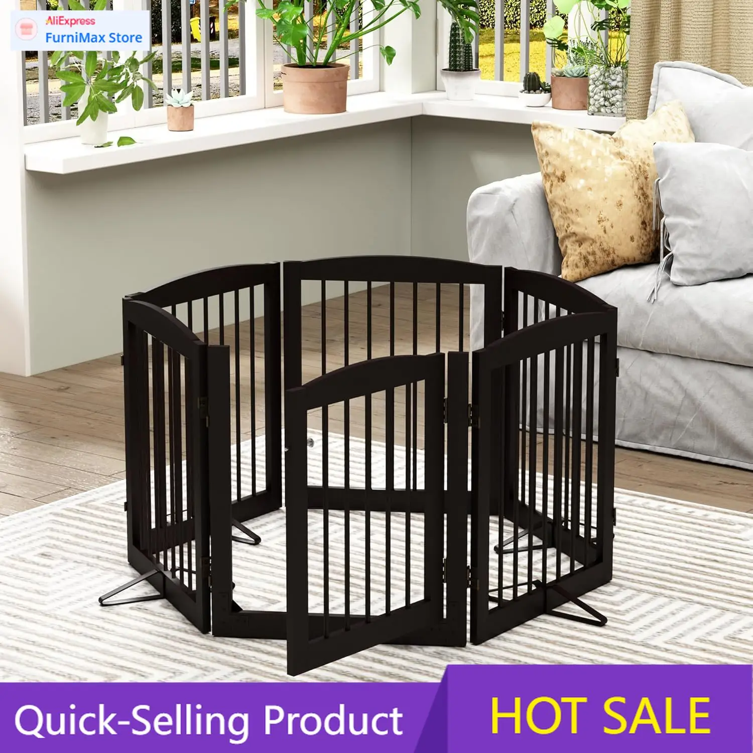 Limited-time promotionFreestanding Pet Gates with Walk Through Door, Dog Indoor Fence, Dog Gate for The House, Doorway, Stairs,
Limited-time promotionFreestanding Pet Gates with Walk Through Door, Dog Indoor Fence, Dog Gate for The House, Doorway, Stairs,