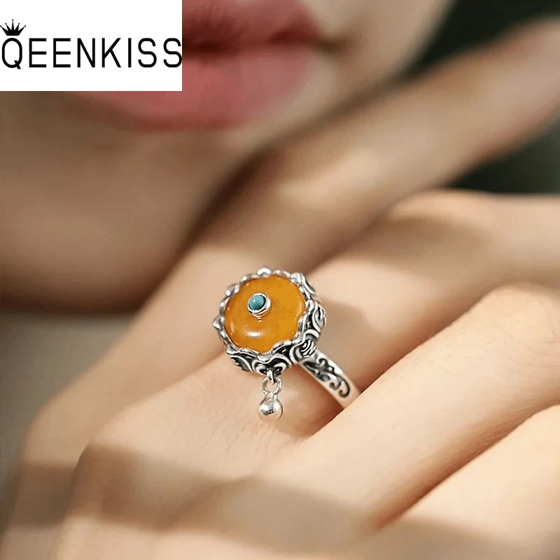 QEENKISS 925 Sterling Silver Vintage Lotus Rings for Women Birthday Wedding Party Christmas Bride Mother Girl Lady Gifts RG7108
QEENKISS 925 Sterling Silver Vintage Lotus Rings for Women Birthday Wedding Party Christmas Bride Mother Girl Lady Gifts RG7108