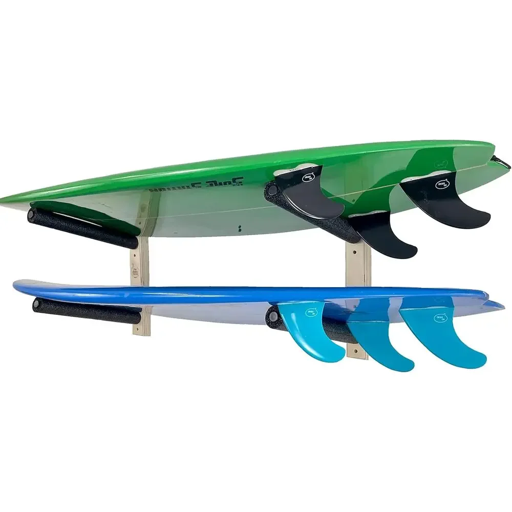 Dual Surfboard Wall-Mounted Storage Rack
Dual Surfboard Wall-Mounted Storage Rack