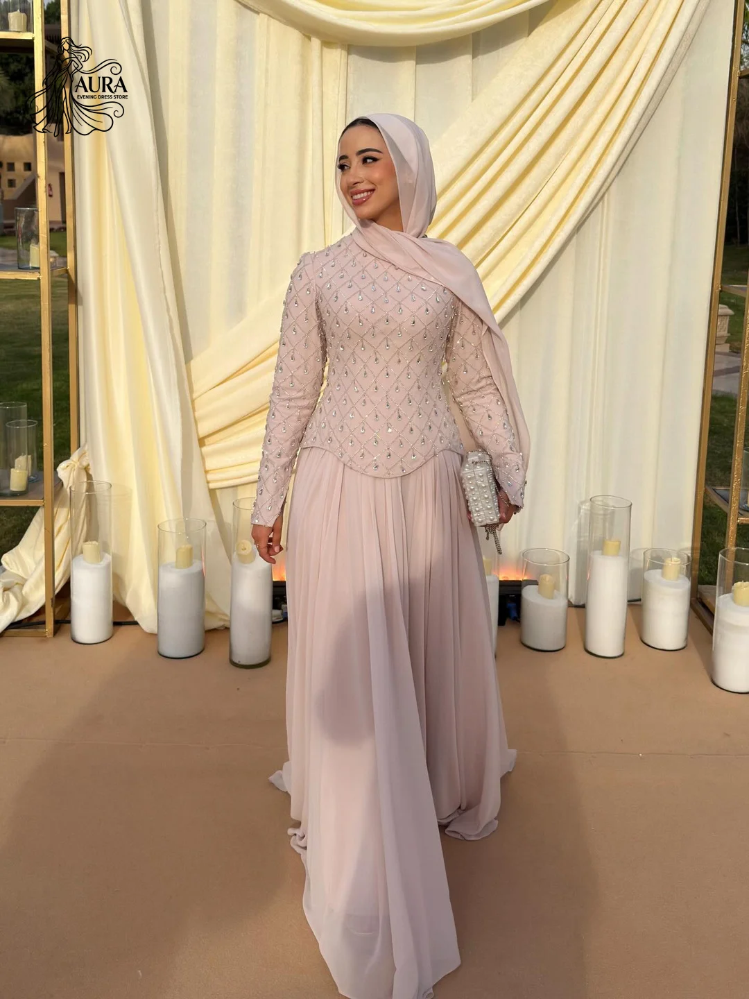 Aura A Word Elegant Party Dresses 2026 Luxury Evening Dresses for Wedding Custom Made Round Neck Sequins Korean Popular Dress
Aura A Word Elegant Party Dresses 2026 Luxury Evening Dresses for Wedding Custom Made Round Neck Sequins Korean Popular Dress