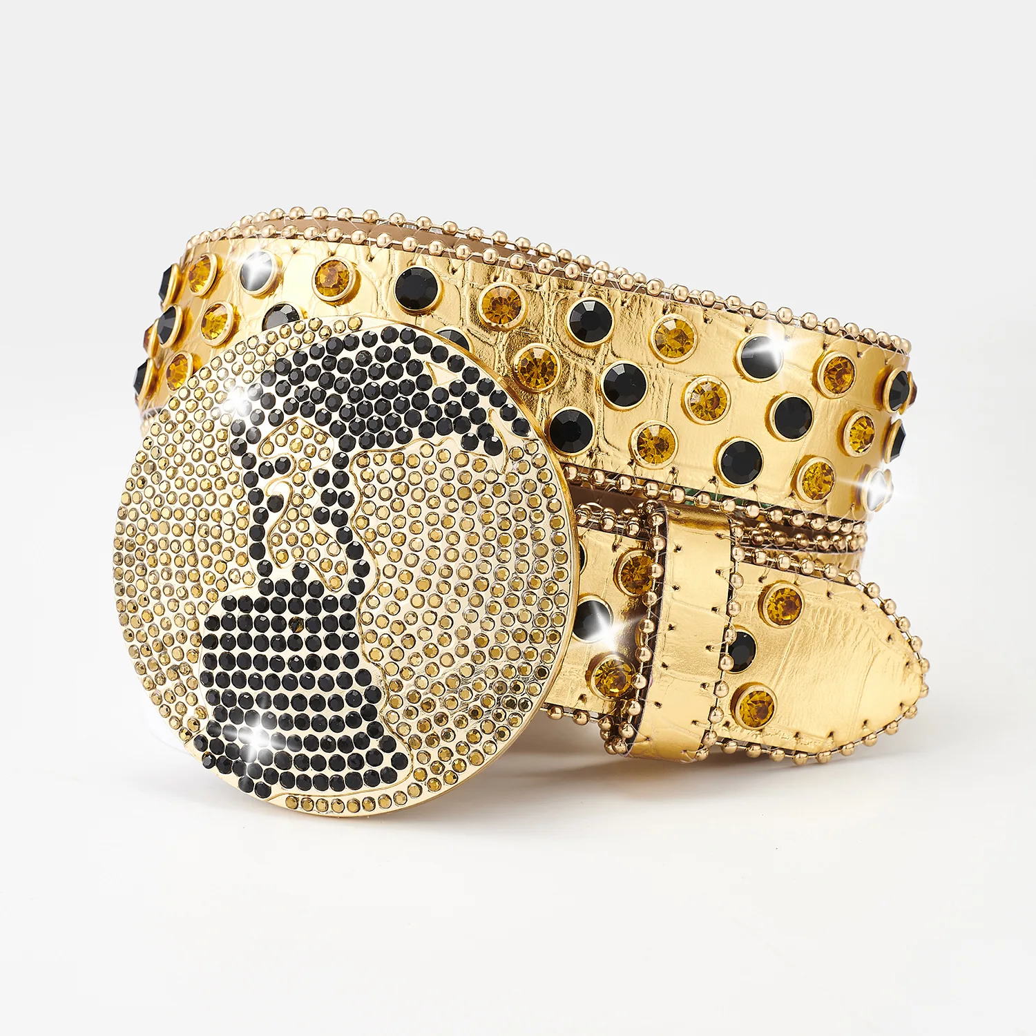 Bling Bling Diamond Leather belt For man women round buckle water Crystal diamond belt punk style Unisex PU Synthetic belt
Bling Bling Diamond Leather belt For man women round buckle water Crystal diamond belt punk style Unisex PU Synthetic belt
