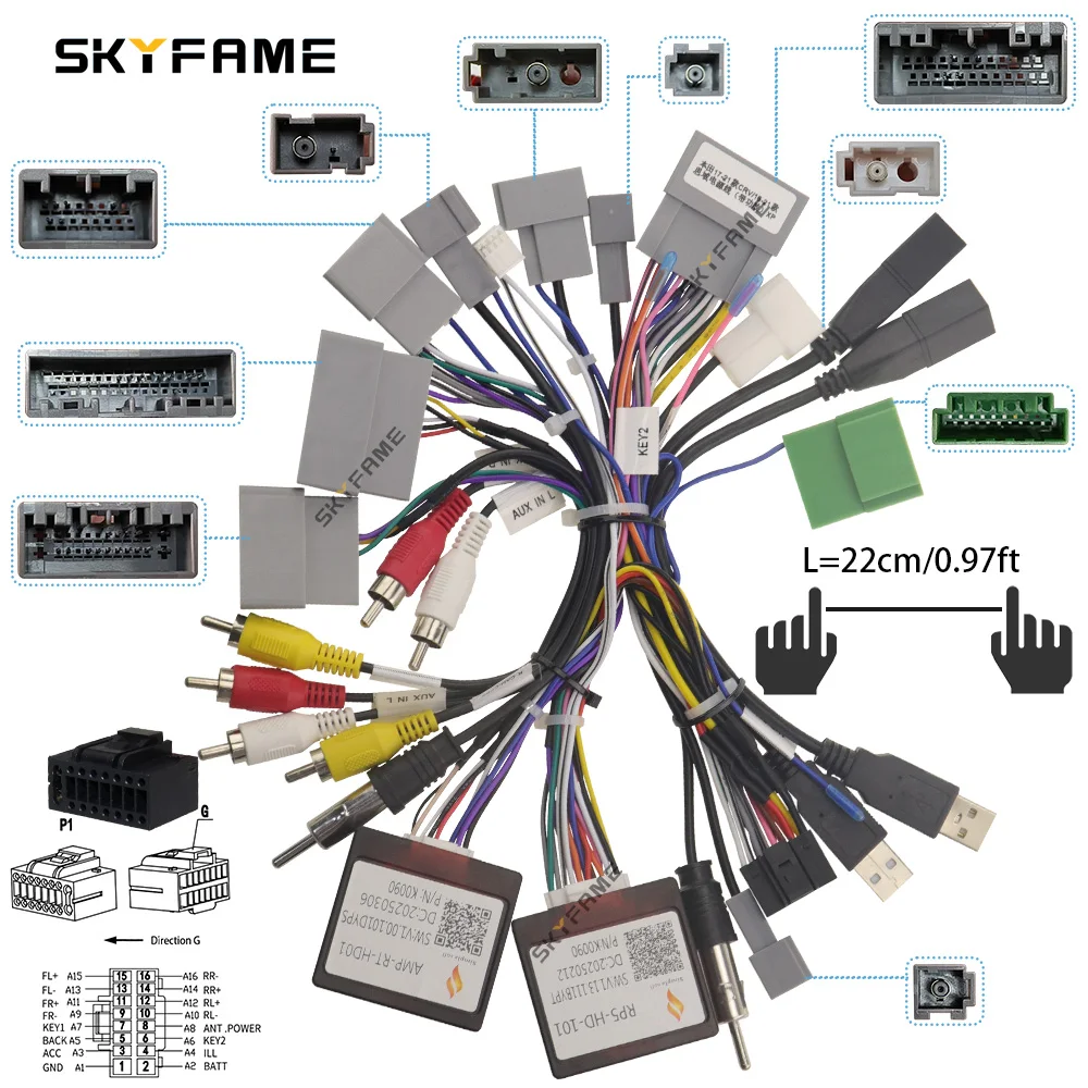 SKYFAME автомобильный 16-контактный адаптер жгута проводов Canbus Box декодирование Android радио кабель питания для Honda CRV Civic RP5-HD-101/AMP-RT-HD01
SKYFAME автомобильный 16-контактный адаптер жгута проводов Canbus Box декодирование Android радио кабель питания для Honda CRV Civic RP5-HD-101/AMP-RT-HD01