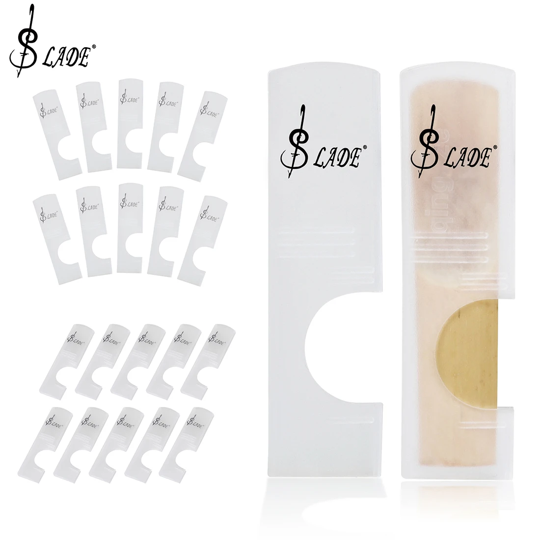 SLADE 10Pcs Saxophone Clarinet Reed Clip Case Storage ABS Material Reed Protector Woodwind Instrument Parts & Accessories
SLADE 10Pcs Saxophone Clarinet Reed Clip Case Storage ABS Material Reed Protector Woodwind Instrument Parts & Accessories