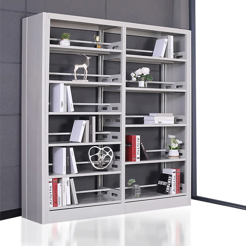 Steel drawing Library School single and double-sided information Iron bookshelf Reading room file shelf
Steel drawing Library School single and double-sided information Iron bookshelf Reading room file shelf