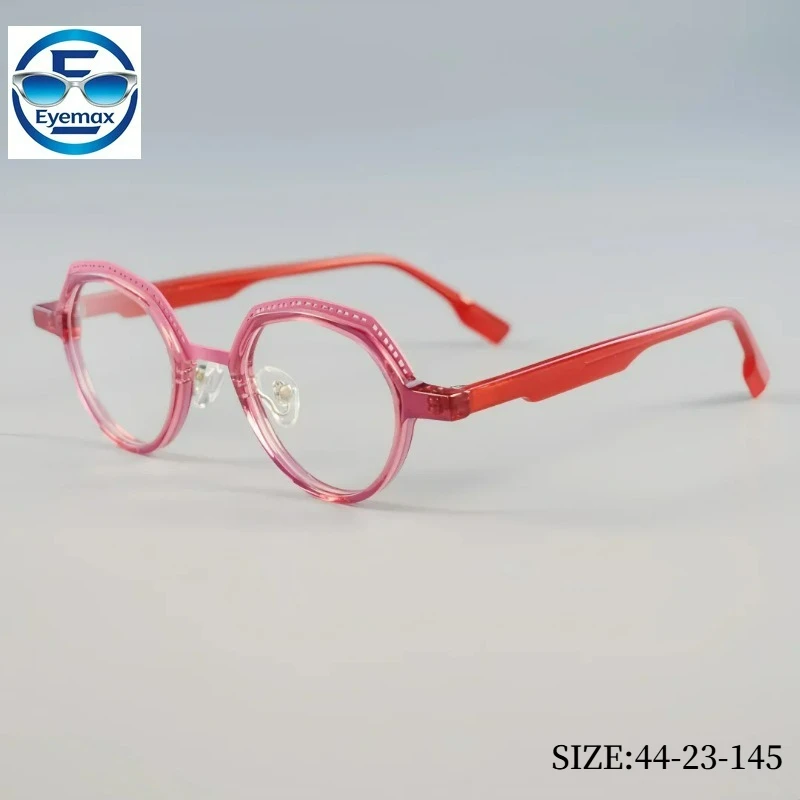 Handmade Acetate Round Glasses Frame Unisex Fashion Personality Optical Spectacles Luxury Designer Myopia Prescription Eyewear
Handmade Acetate Round Glasses Frame Unisex Fashion Personality Optical Spectacles Luxury Designer Myopia Prescription Eyewear