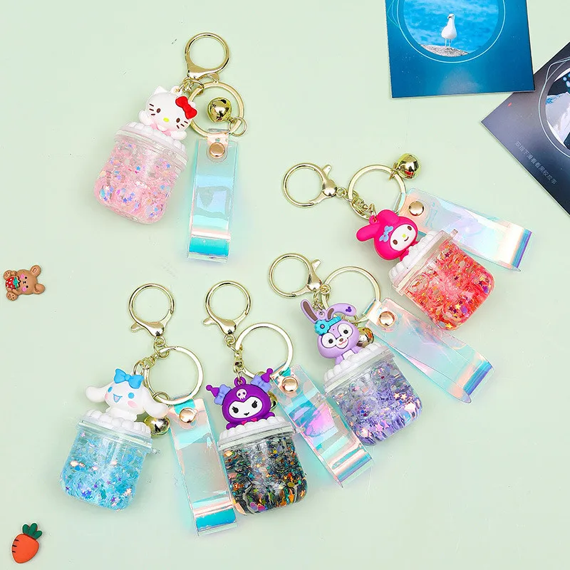 2023 Sanrio Key Chain Kawaii Mymelody Kuromi Cinnamoroll Cartoon Acrylic Bubble Bead Quicksand Bottle Luminous Backpack Pendant
2023 Sanrio Key Chain Kawaii Mymelody Kuromi Cinnamoroll Cartoon Acrylic Bubble Bead Quicksand Bottle Luminous Backpack Pendant