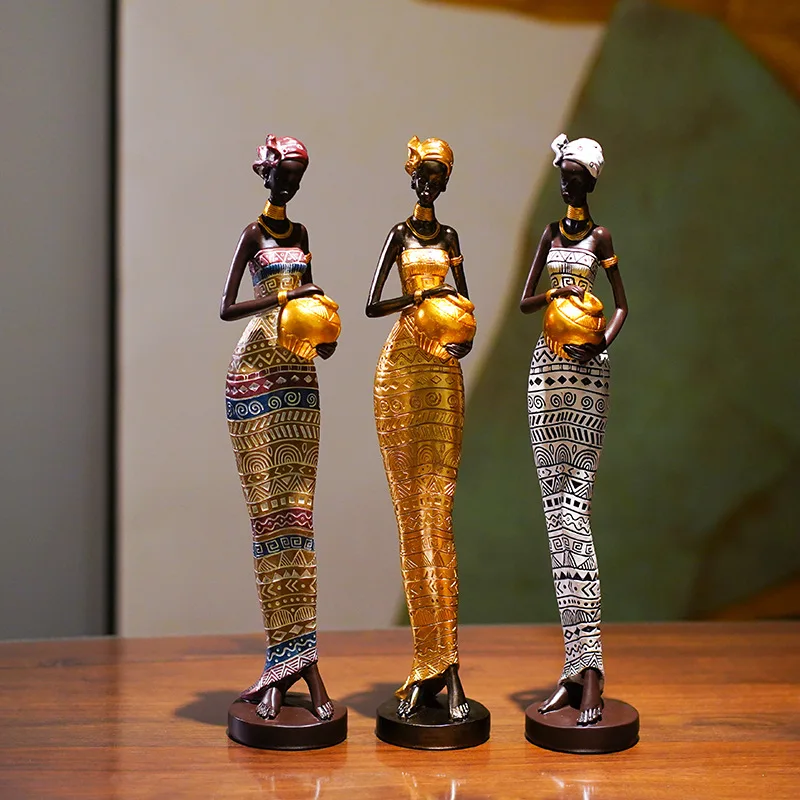 African black art figure ornaments, home living room decoration, entrance hall, wine cabinet, TV cabinet, resin handicrafts
African black art figure ornaments, home living room decoration, entrance hall, wine cabinet, TV cabinet, resin handicrafts
