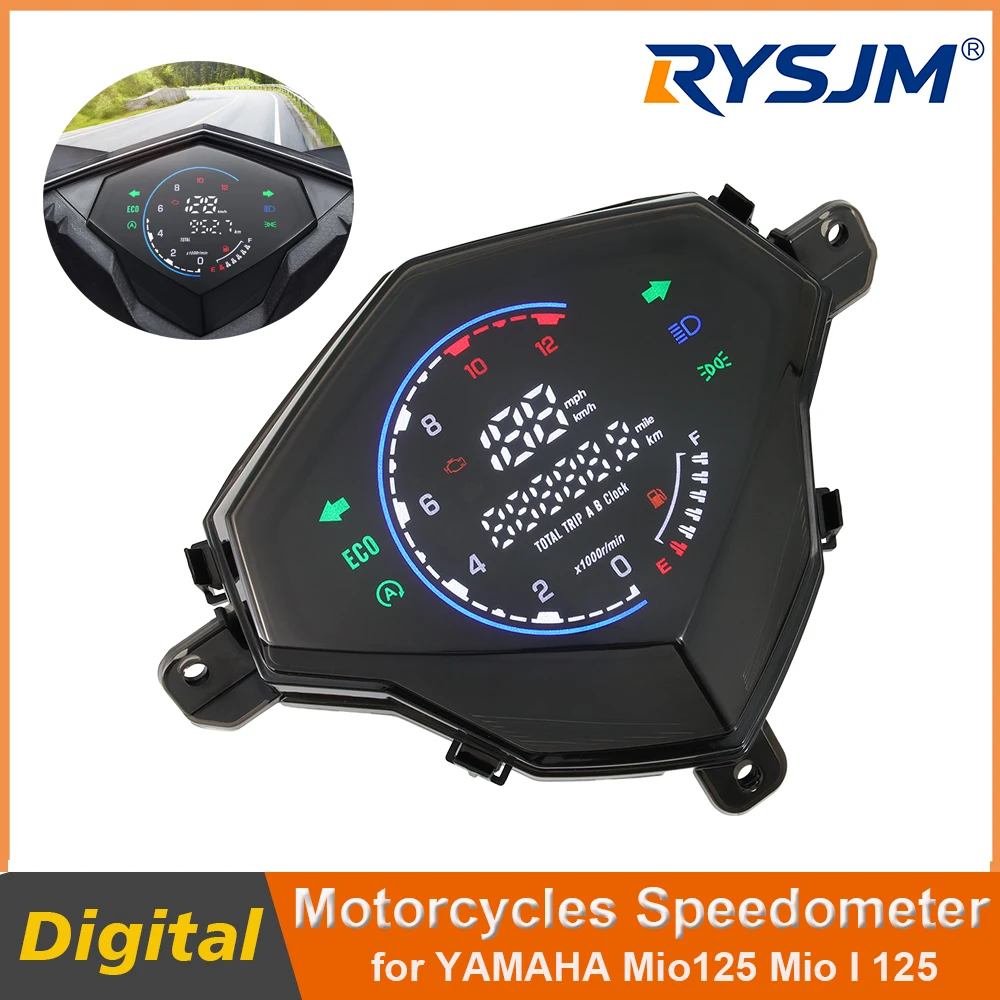 12V Waterproof Speedometer Motorcycle Digital Speed Meter LED Tachometer for YAMAHA Mio125 Mio I 125 Black Case
12V Waterproof Speedometer Motorcycle Digital Speed Meter LED Tachometer for YAMAHA Mio125 Mio I 125 Black Case