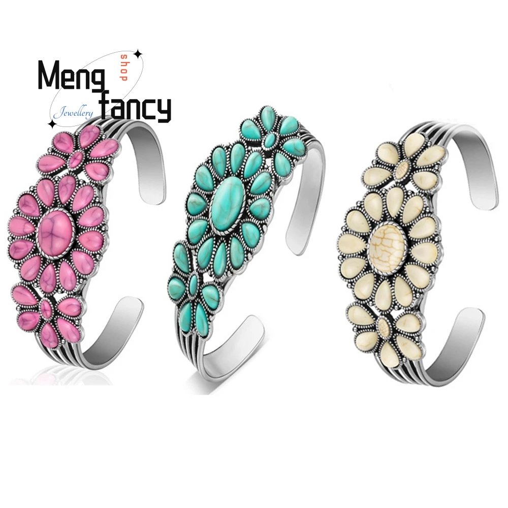 New Bohemian Vintage Flower Bracelet Jewelry For Women Fashion Jewelry Luxury Quality Jewelry Handicraft Exquisite Elegant
New Bohemian Vintage Flower Bracelet Jewelry For Women Fashion Jewelry Luxury Quality Jewelry Handicraft Exquisite Elegant