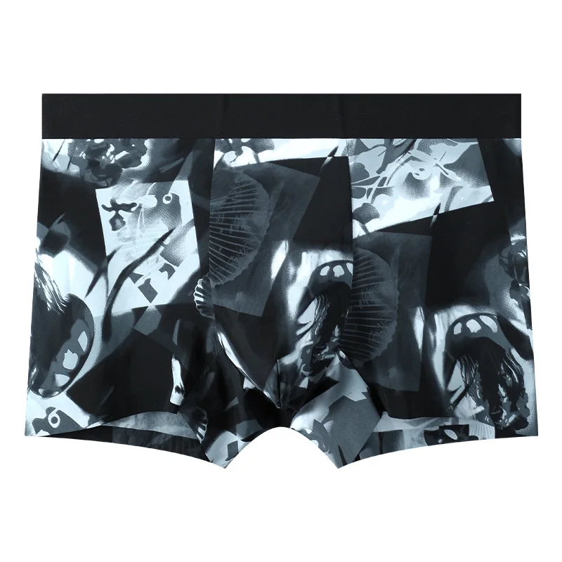 2025 New Ice Silk Men's Underwear Summer 3d Printing Seamless Breathable Skin Quick Dry Sweat Absorption Boxers Men's Boxers
2025 New Ice Silk Men's Underwear Summer 3d Printing Seamless Breathable Skin Quick Dry Sweat Absorption Boxers Men's Boxers