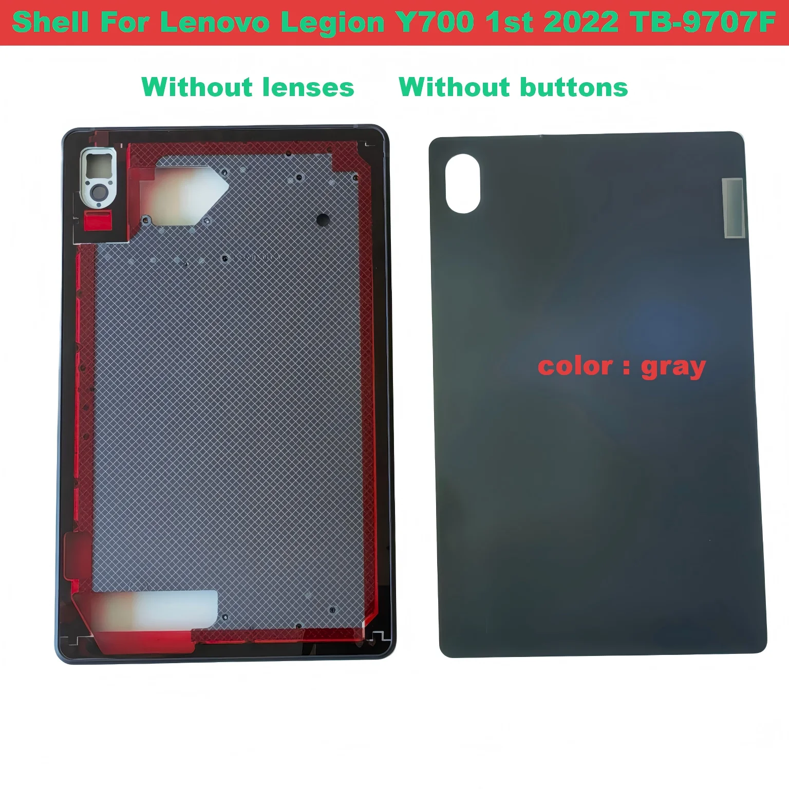 Back Shell For Lenovo Legion Y700 2022 TB-9707F Battery Cover Back Housing Back Cover Replace
Back Shell For Lenovo Legion Y700 2022 TB-9707F Battery Cover Back Housing Back Cover Replace