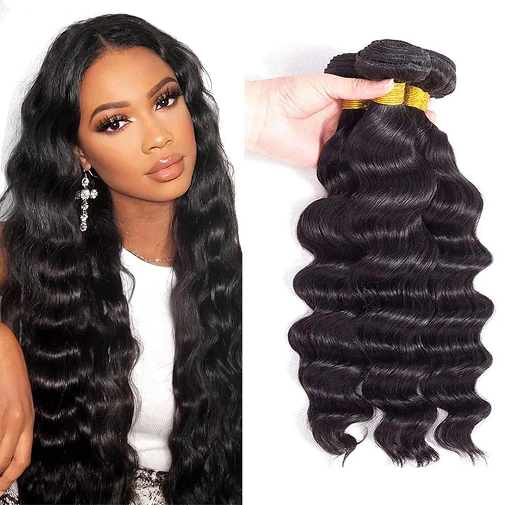 Loose Deep Wave Bundles Human Hair 12A 26 28 30 Inch 100% Unprocessed Loose Deep Wave Brazilian Virgin Weave Hair Bundles
Loose Deep Wave Bundles Human Hair 12A 26 28 30 Inch 100% Unprocessed Loose Deep Wave Brazilian Virgin Weave Hair Bundles