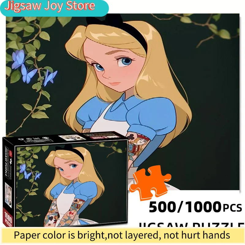 Vintage Alice in Wonderland Jigsaw Puzzle - Challenging DIY Brain Teaser with Vibrant Cartoon Design, Unique Artistic Print fo
Vintage Alice in Wonderland Jigsaw Puzzle - Challenging DIY Brain Teaser with Vibrant Cartoon Design, Unique Artistic Print fo