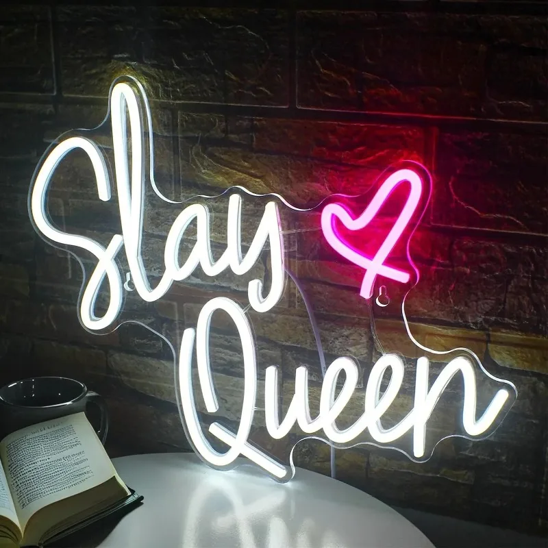 Неоновая вывеска Slay Queen, светодиодные неоновые вывески для декора стен, регулируемый светильник с питанием от USB для спальни, элегантная девушка, эстетический декор для комнаты, общежития
Неоновая вывеска Slay Queen, светодиодные неоновые вывески для декора стен, регулируемый светильник с питанием от USB для спальни, элегантная девушка, эстетический декор для комнаты, общежития