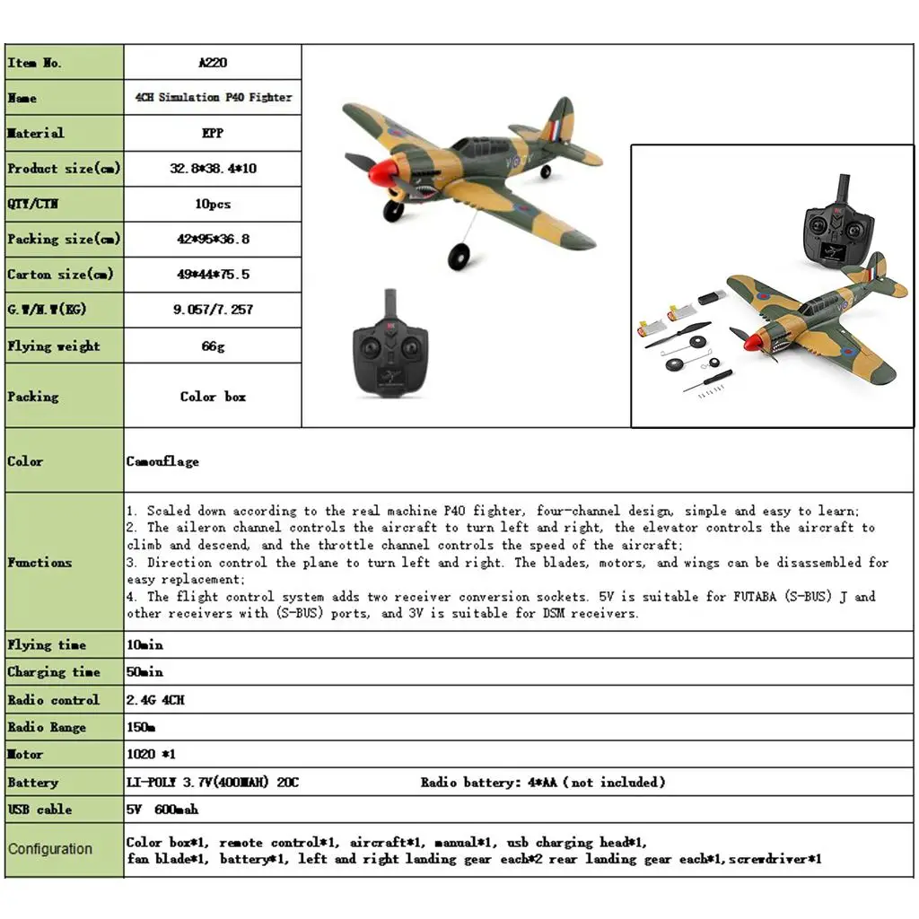 XK RC Glider 3D/6G Remote Control Plane Outdoor Flying Toy
XK RC Glider 3D/6G Remote Control Plane Outdoor Flying Toy